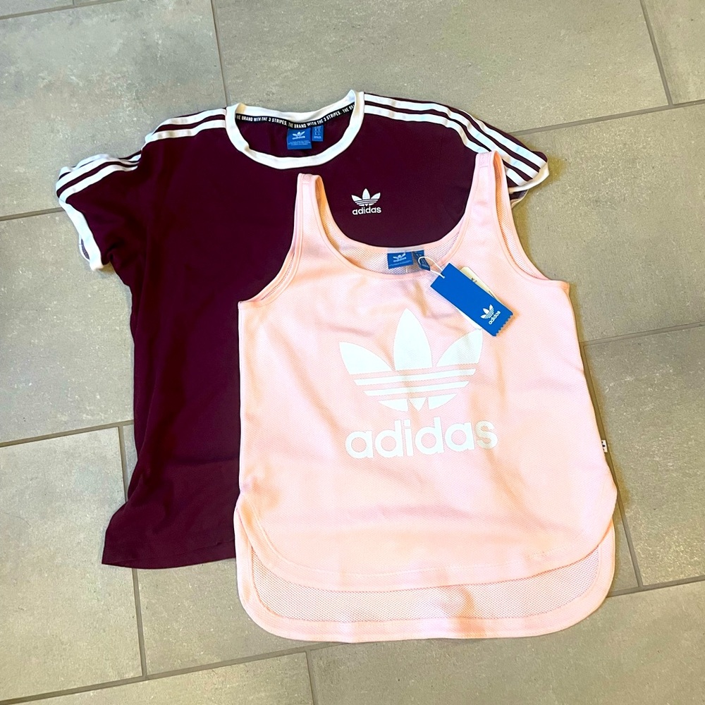 TWO Adidas Tops